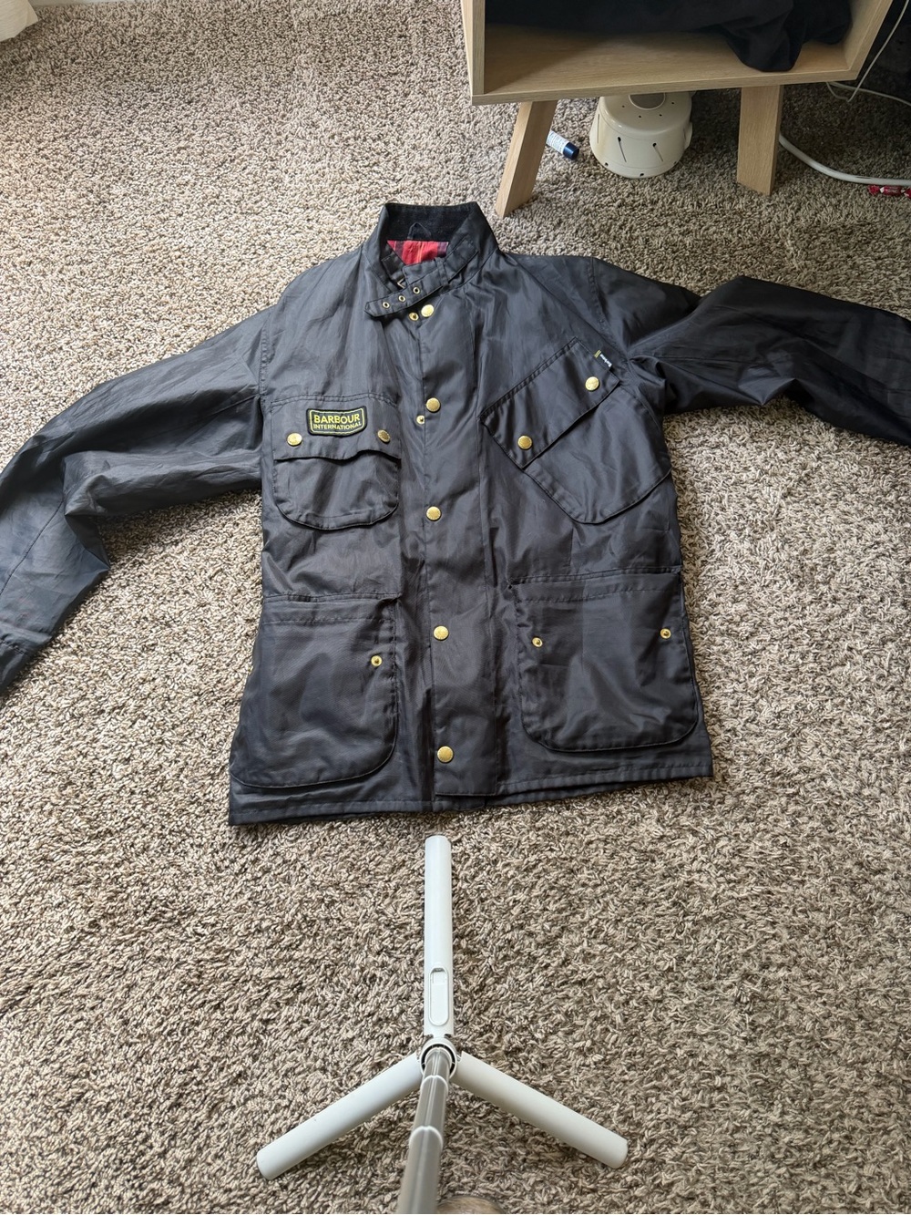 Barbour Men's Black Polyester International Jacket